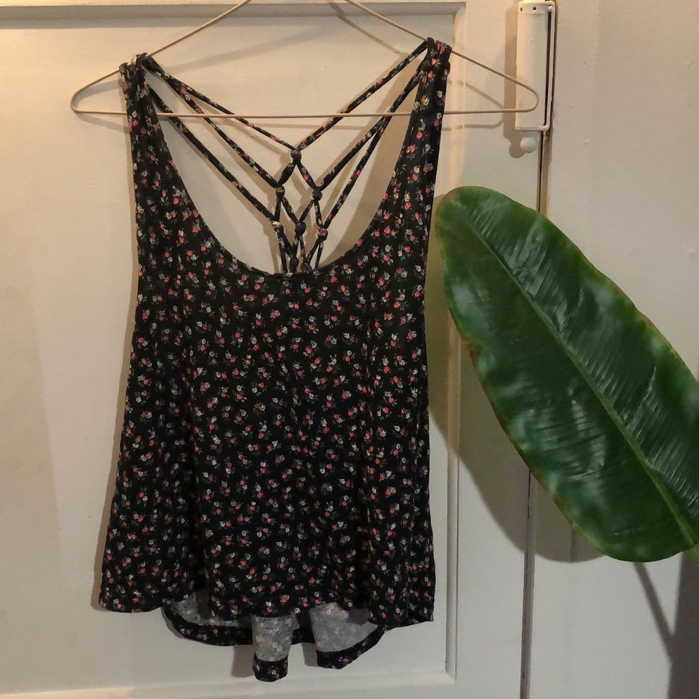 Black tank top